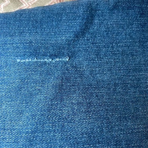 J Jill Denim Kick Flare Ankle Raw Hem Jeans size 8p - Picture 9 of 13